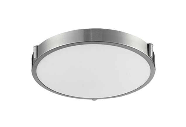 Floyd 13-in Brushed Nickel LED Flush Mount