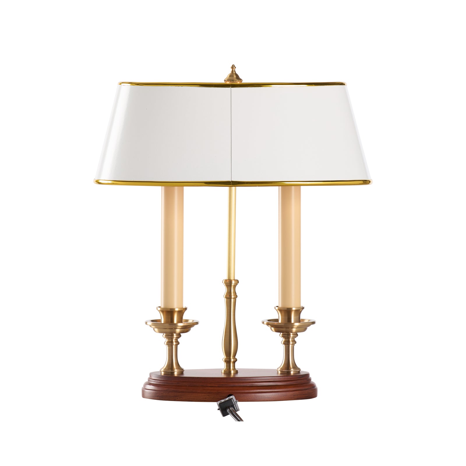 Twin Candle Desk Lamp