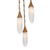 Lámpara colgante Buganvilla de 3 luces