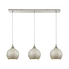 Fusion 36'' Wide 3-Light Multi Pendant - Satin Nickel