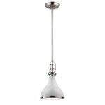 Rutherford 9'' Wide 1-Light Mini Pendant - Gloss White