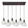 Menlow Park 30'' Wide 6-Light Multi Pendant - Oiled Bronze