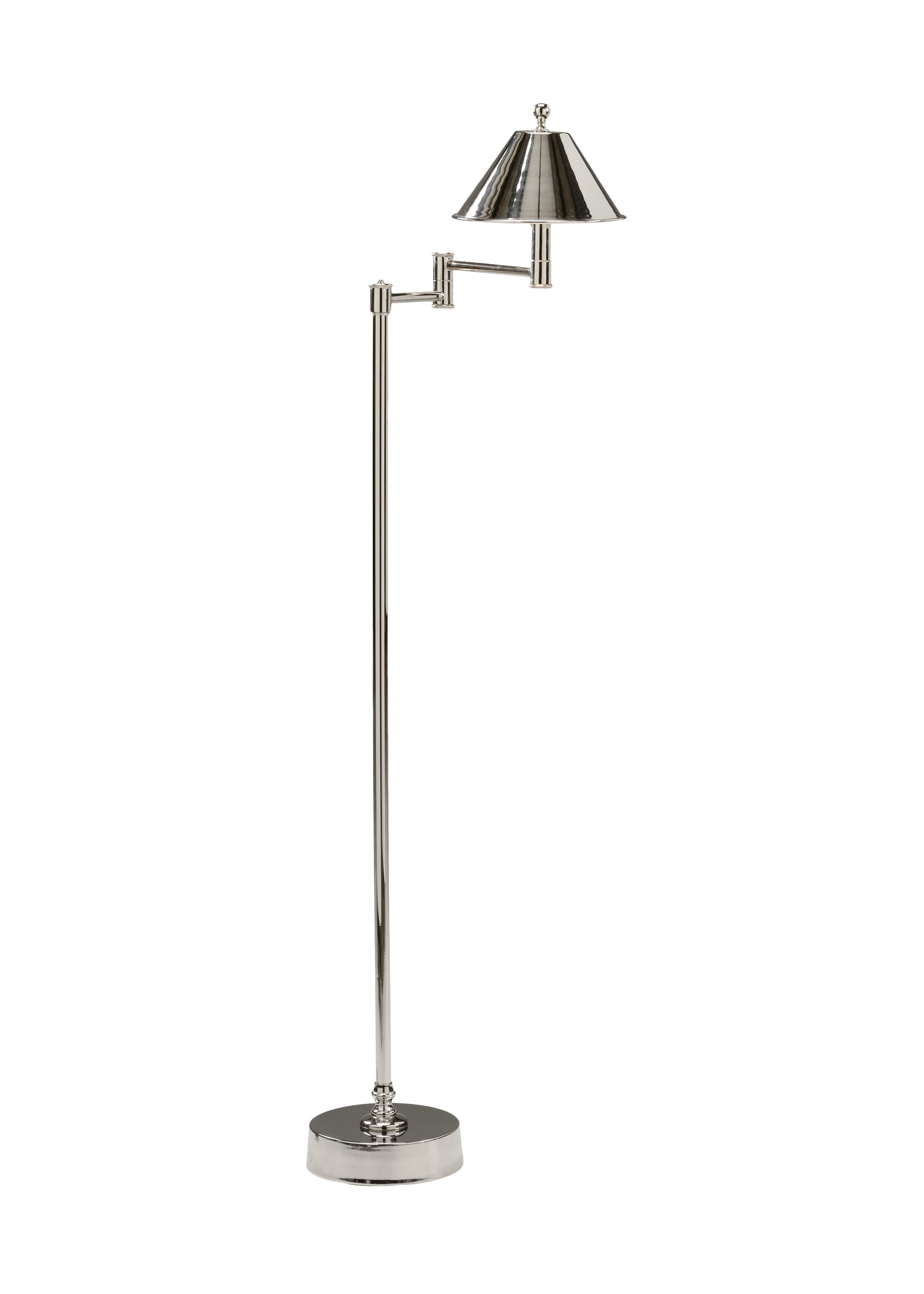 Ashbourne Floor Lamp - Nickel