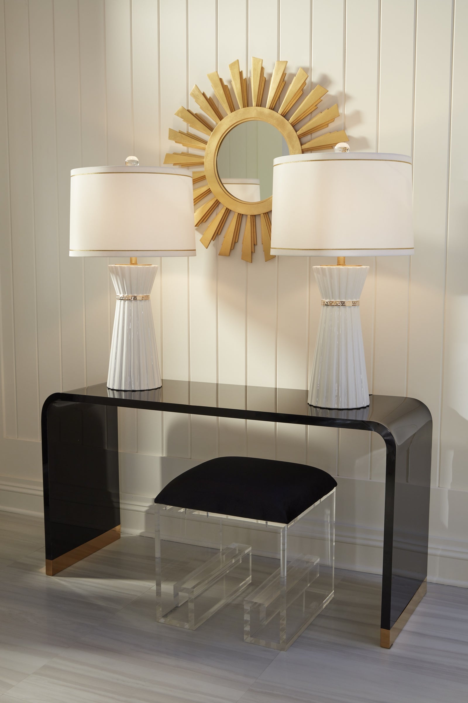 Gold Faithful Lamp