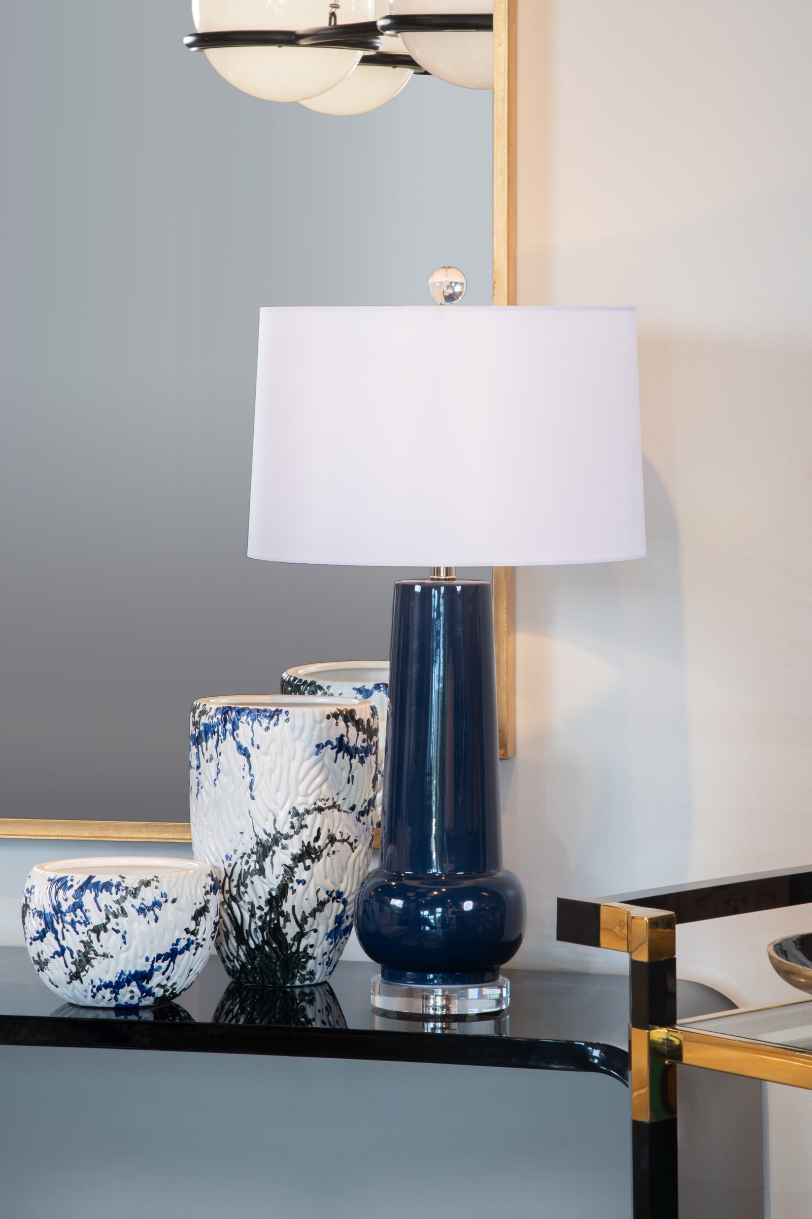 Classic Blue Lamp