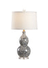 Snow Leopard Lamp - Blue