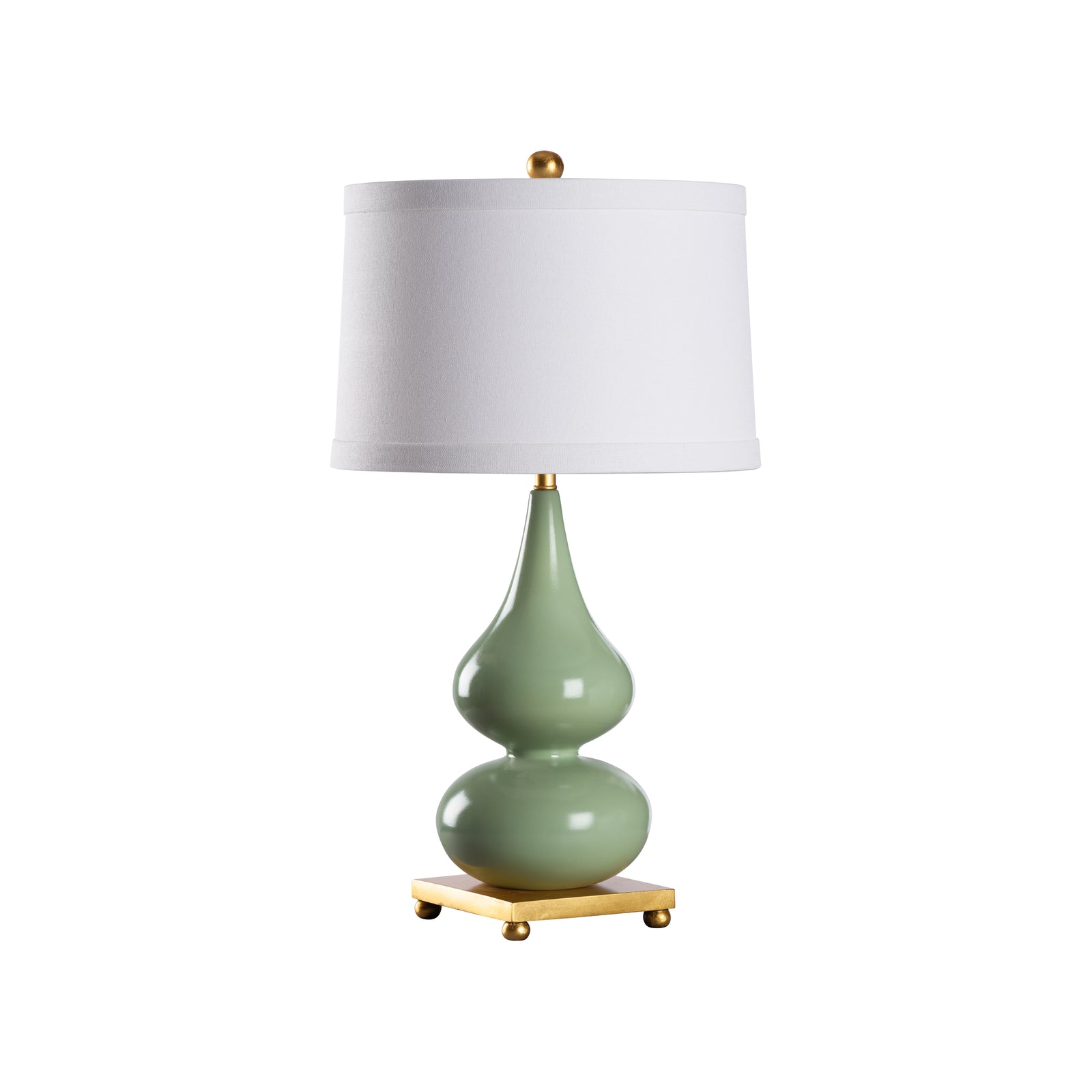 Whitney Lamp - Laurel Green