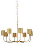 Castle Yard Chandelier - Brass
