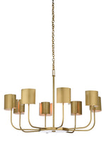 Castle Yard Chandelier - Brass