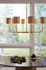 Castle Yard Chandelier - Brass
