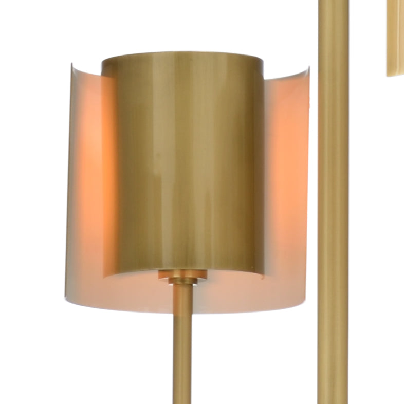 Castle Yard Chandelier - Brass