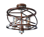 Lámpara de techo semiempotrada Eternity de 3 luces