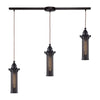 Fulton 36'' Wide 3-Light Slim Linear Pendant - Oil Rubbed Bronze