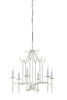 Bamboo Chandelier - White