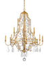 Buckhead Large Chandelier - Gold