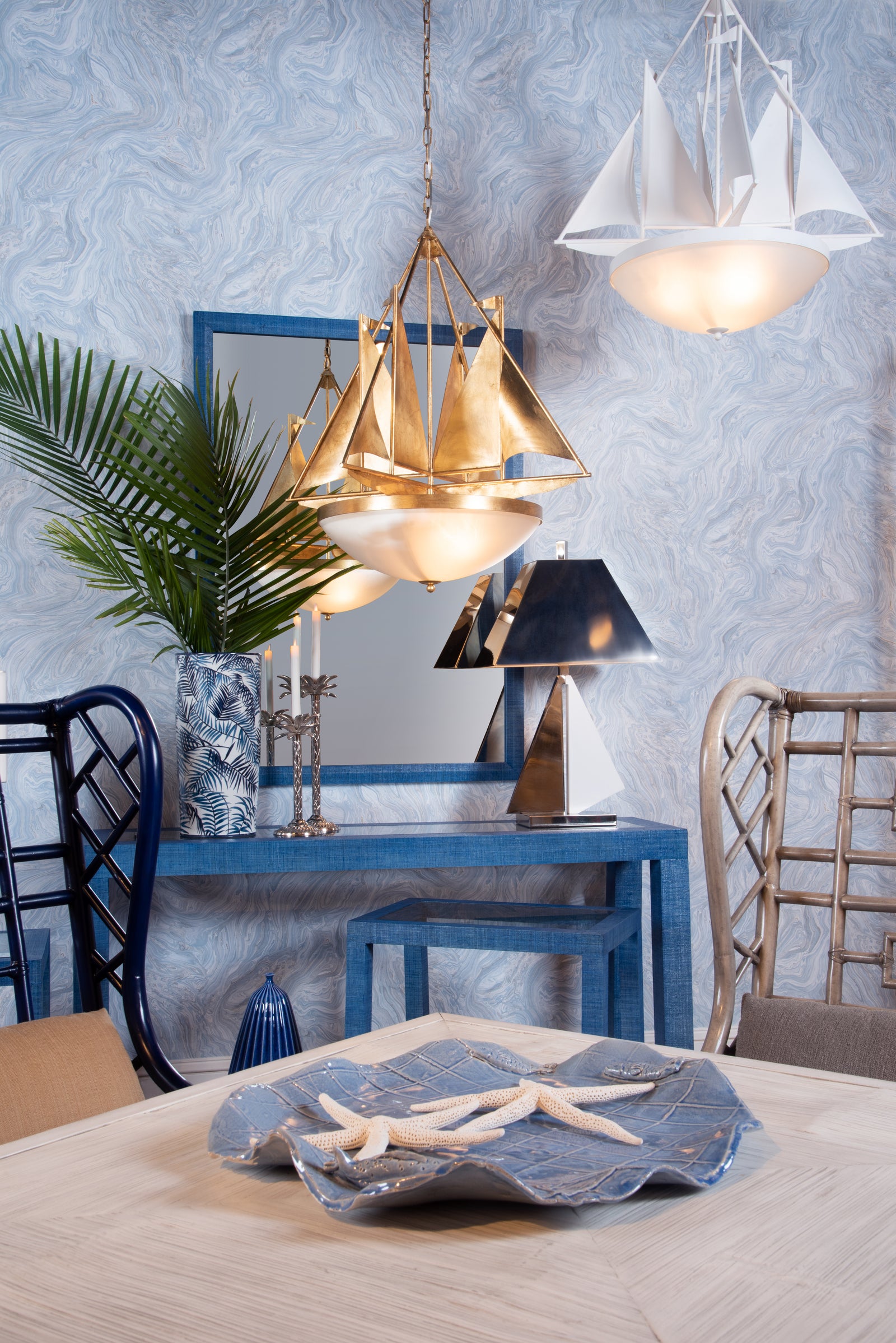 Regatta Chandelier - White