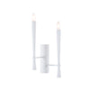 Dumas Plaster Sconce - White (Right)