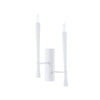 Dumas Plaster Sconce - White (Right)