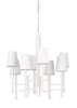 White Ferrier Chandelier