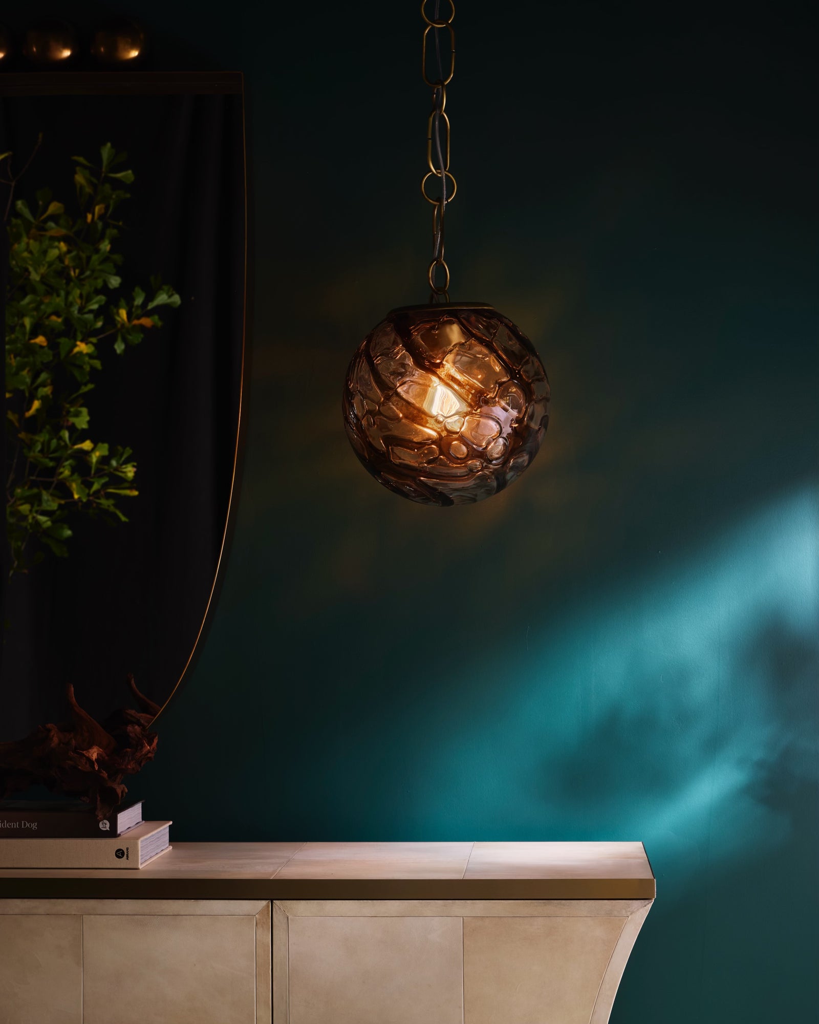 Amo Pendant - Blue Avio