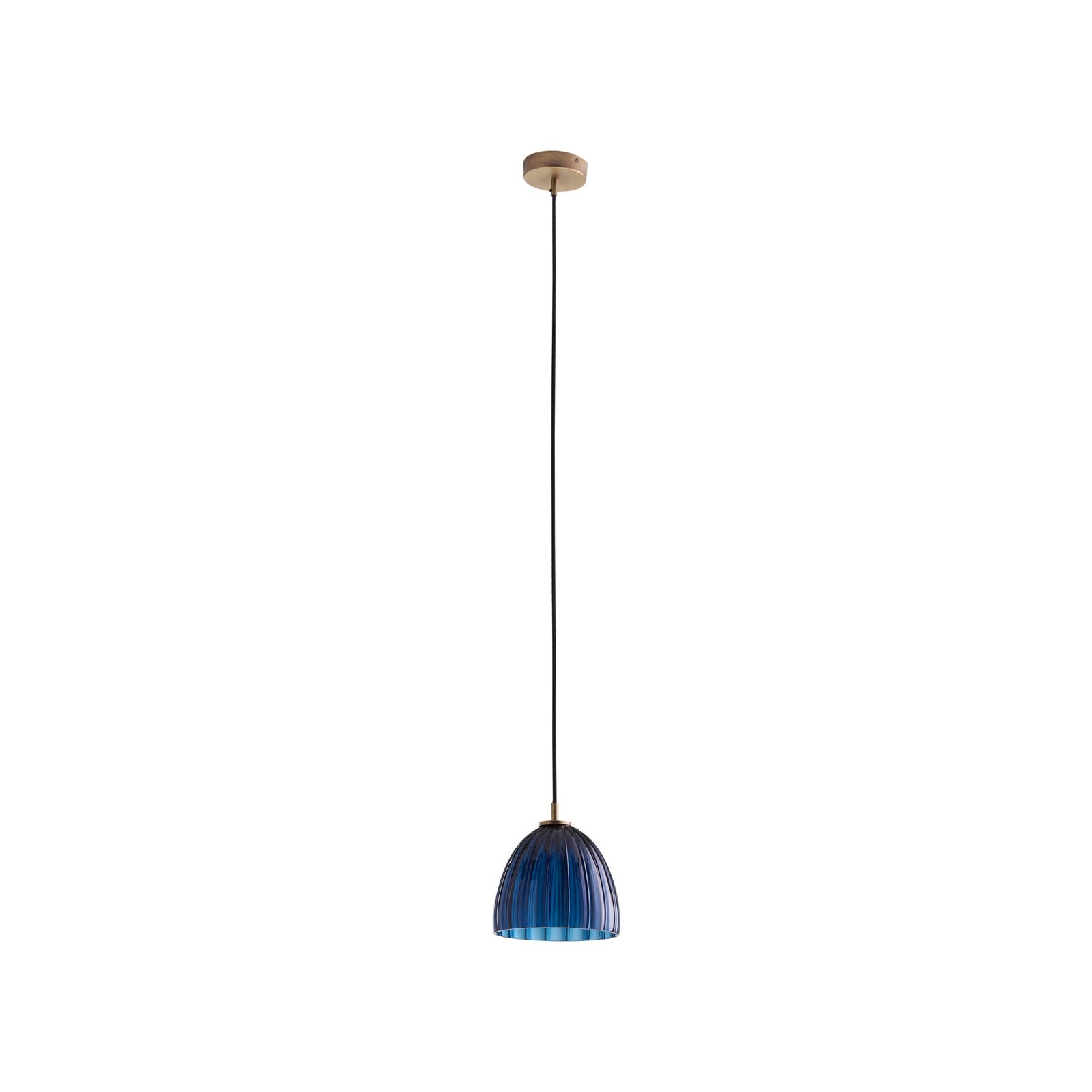 Caterina Single Pendant - Blue Avio