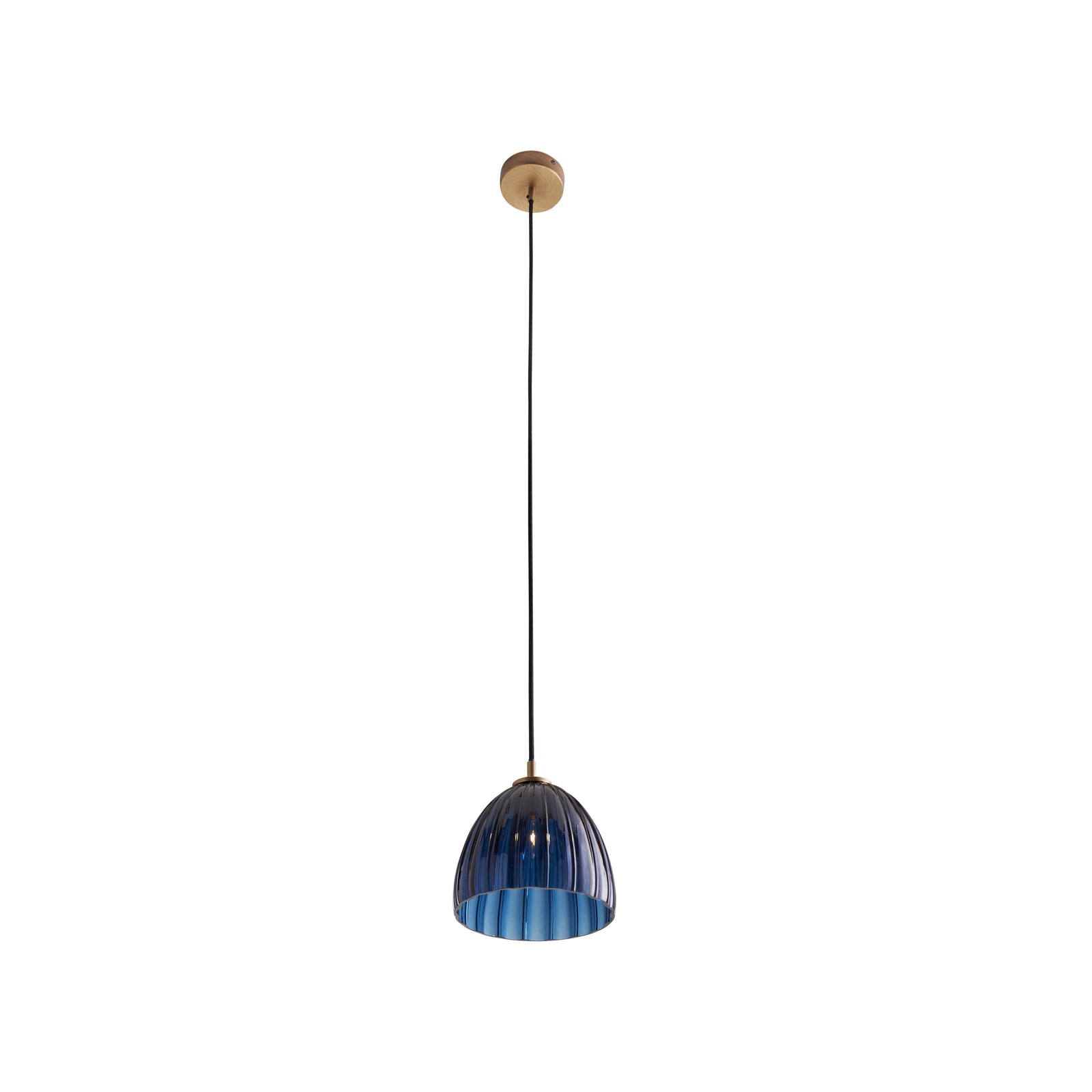 Caterina Single Pendant - Blue Avio