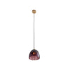 Caterina Single Pendant - Aubergine