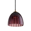 Caterina Single Pendant - Aubergine