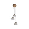 Caterina Triple Pendant - Smoke