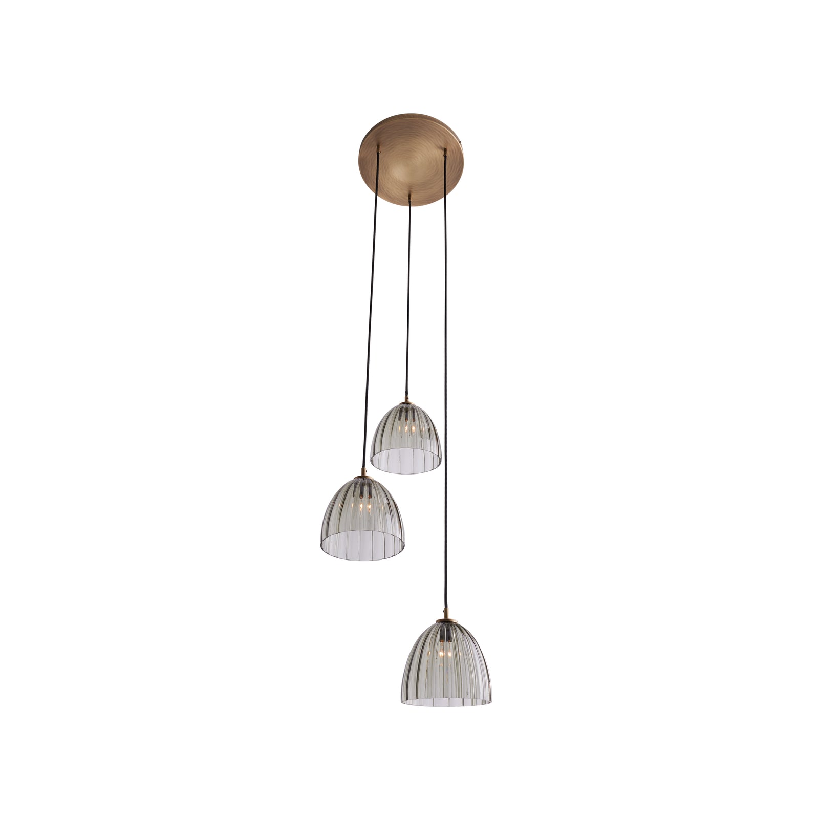 Caterina Triple Pendant - Smoke