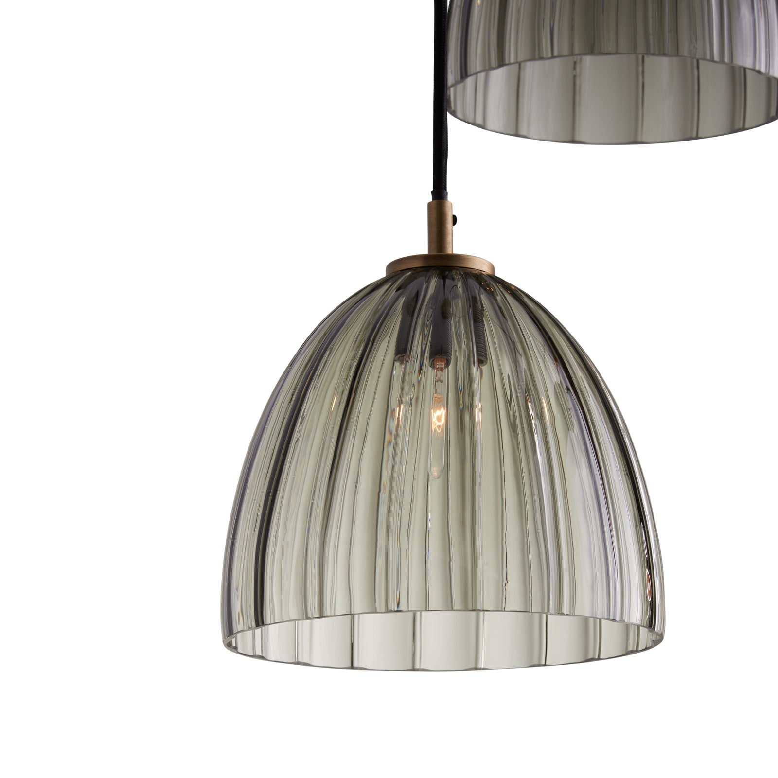 Caterina Triple Pendant - Smoke