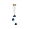 Caterina Triple Pendant - Blue Avio