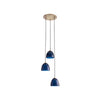 Caterina Triple Pendant - Blue Avio