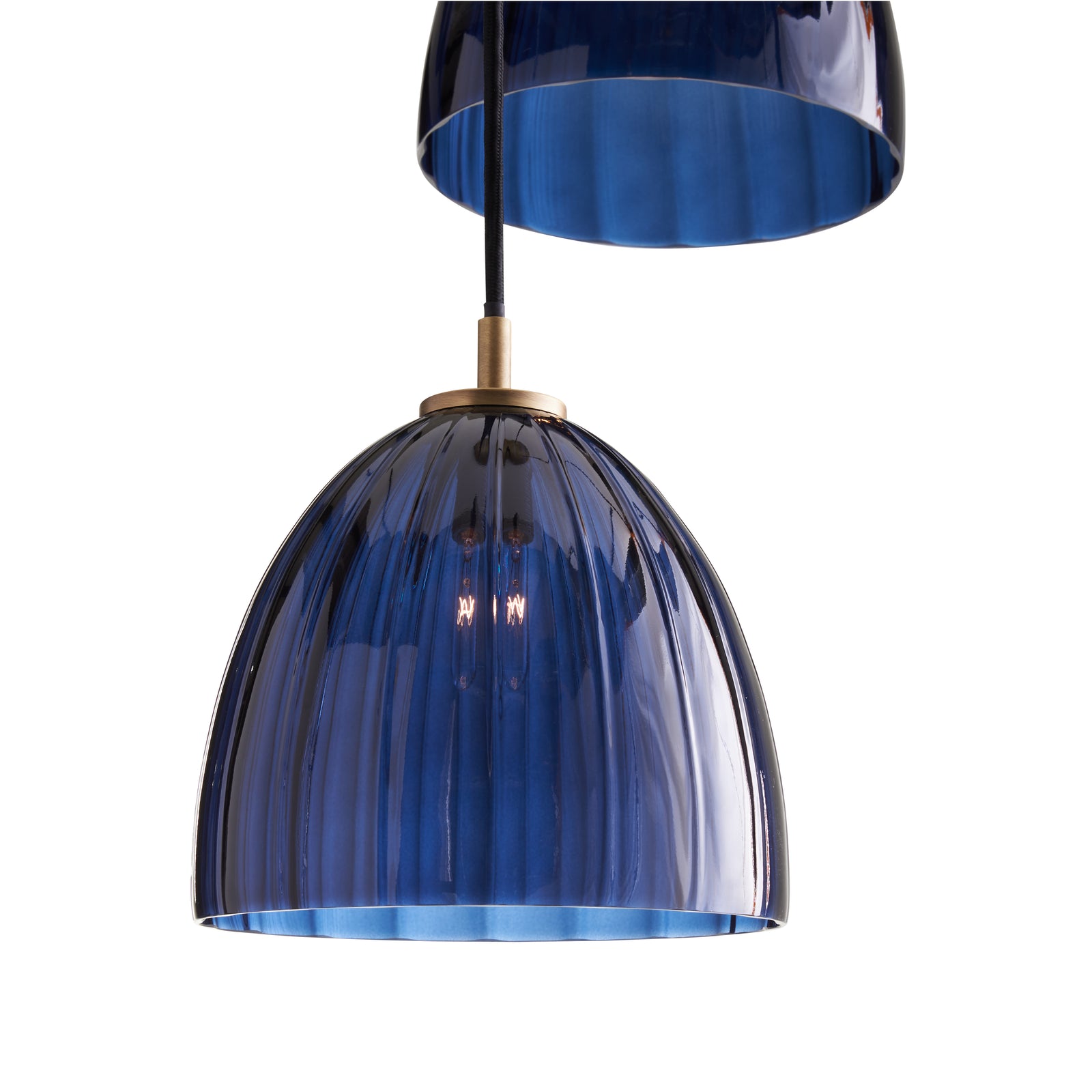 Caterina Triple Pendant - Blue Avio