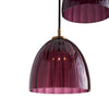 Caterina Triple Pendant - Aubergine