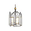 Seville Lantern - Black/Gold