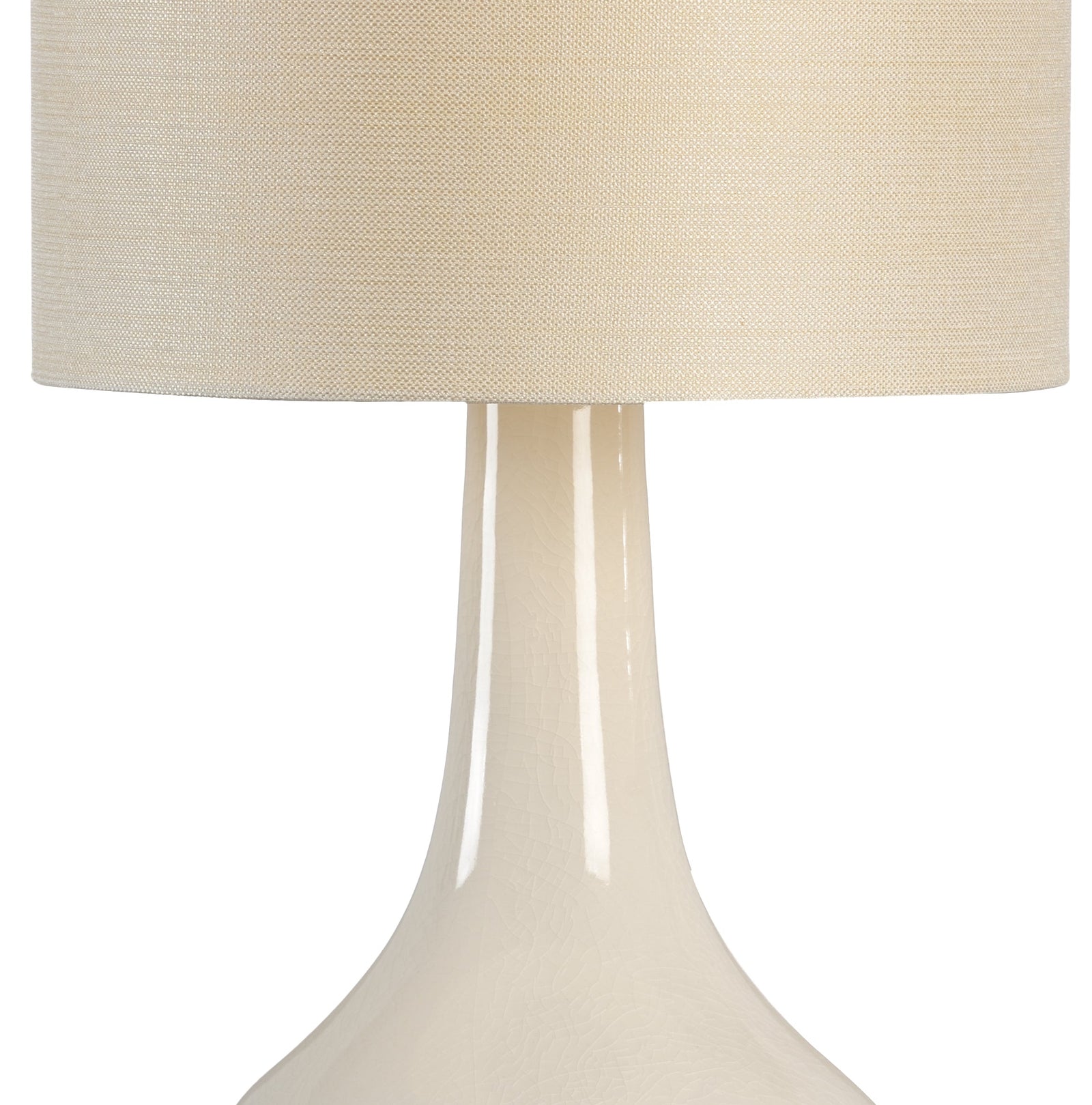 Charles Vase Lamp - Cream