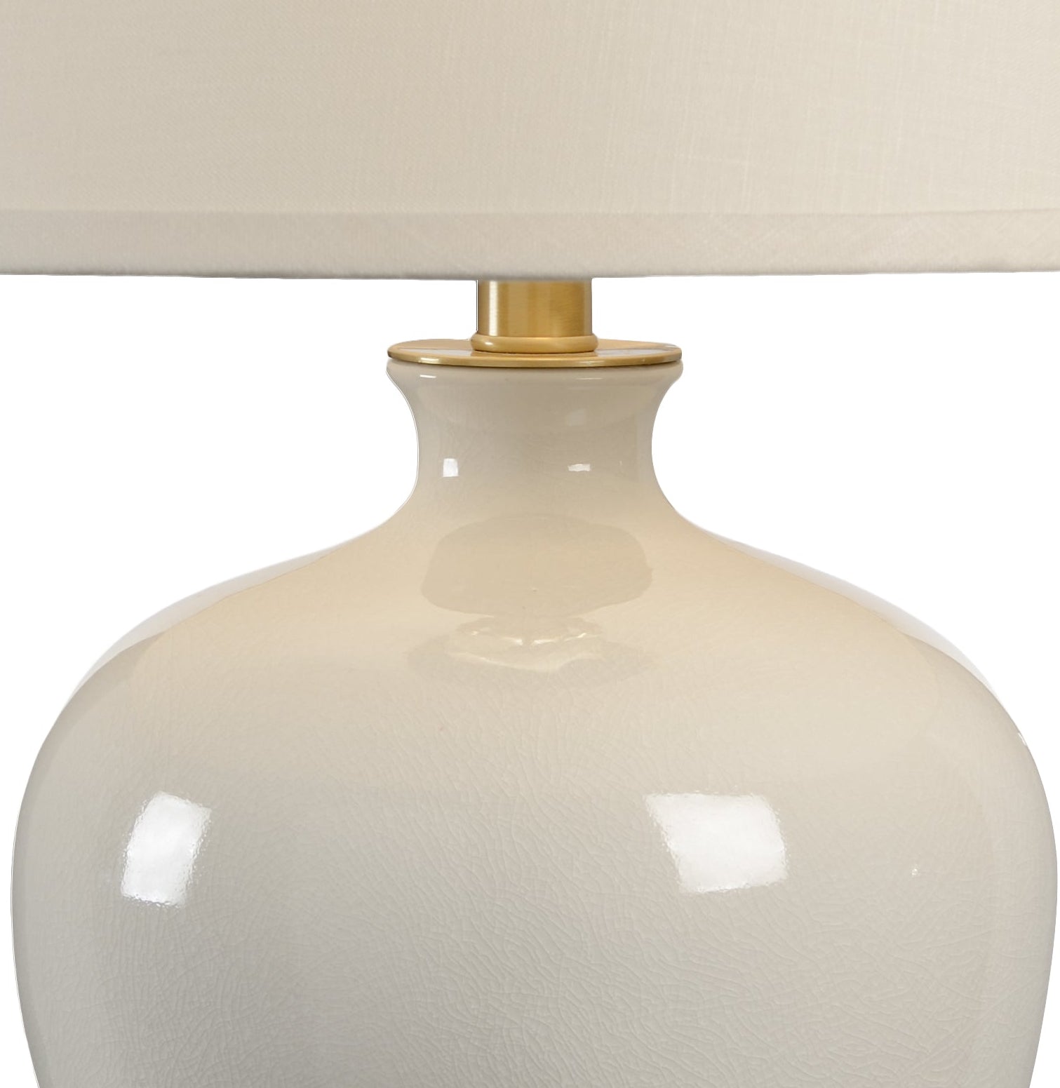 Columbus Vase Lamp - Cream