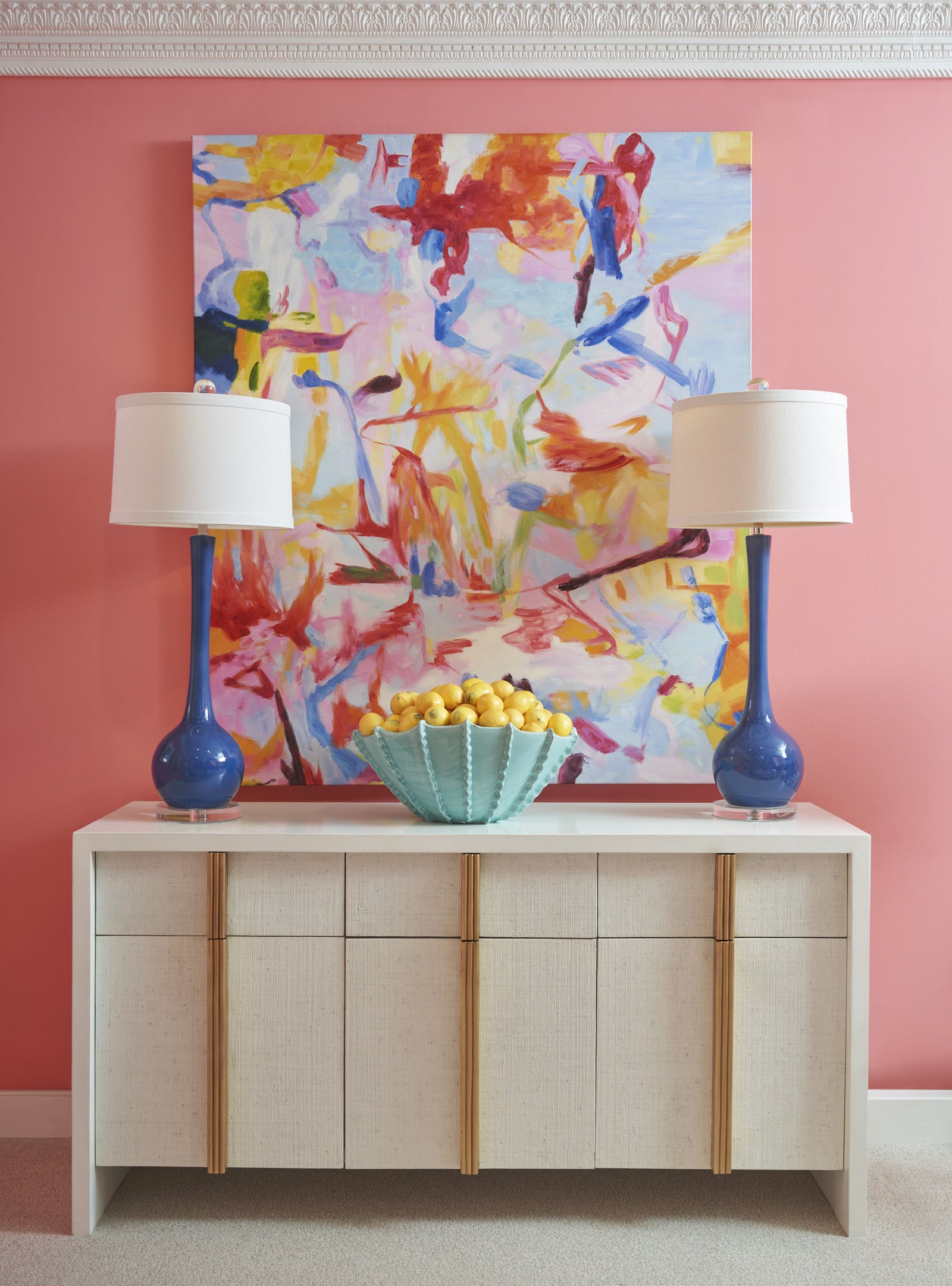 Matthews Lamp - Blue