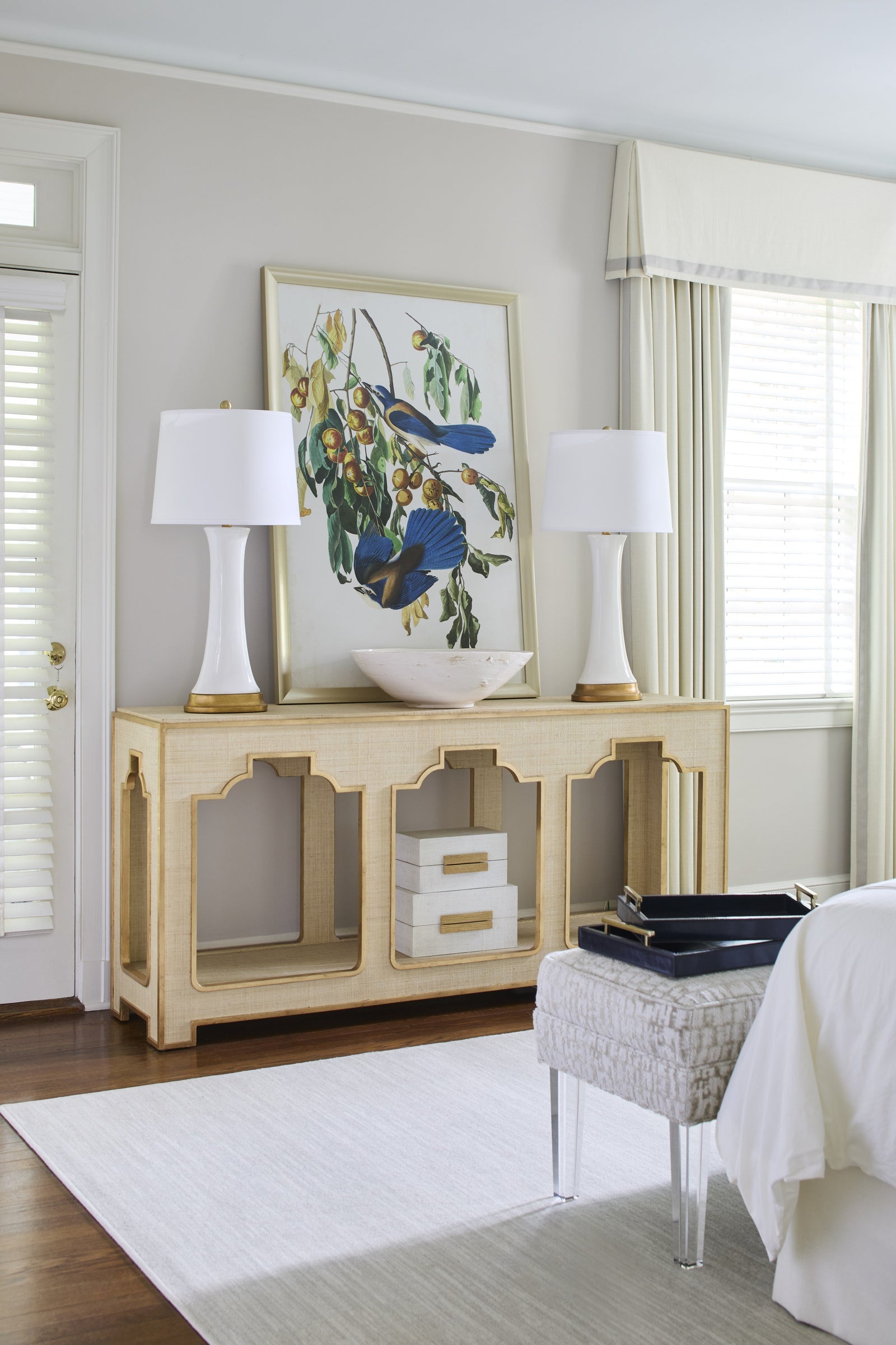 Hopper Lamp - White