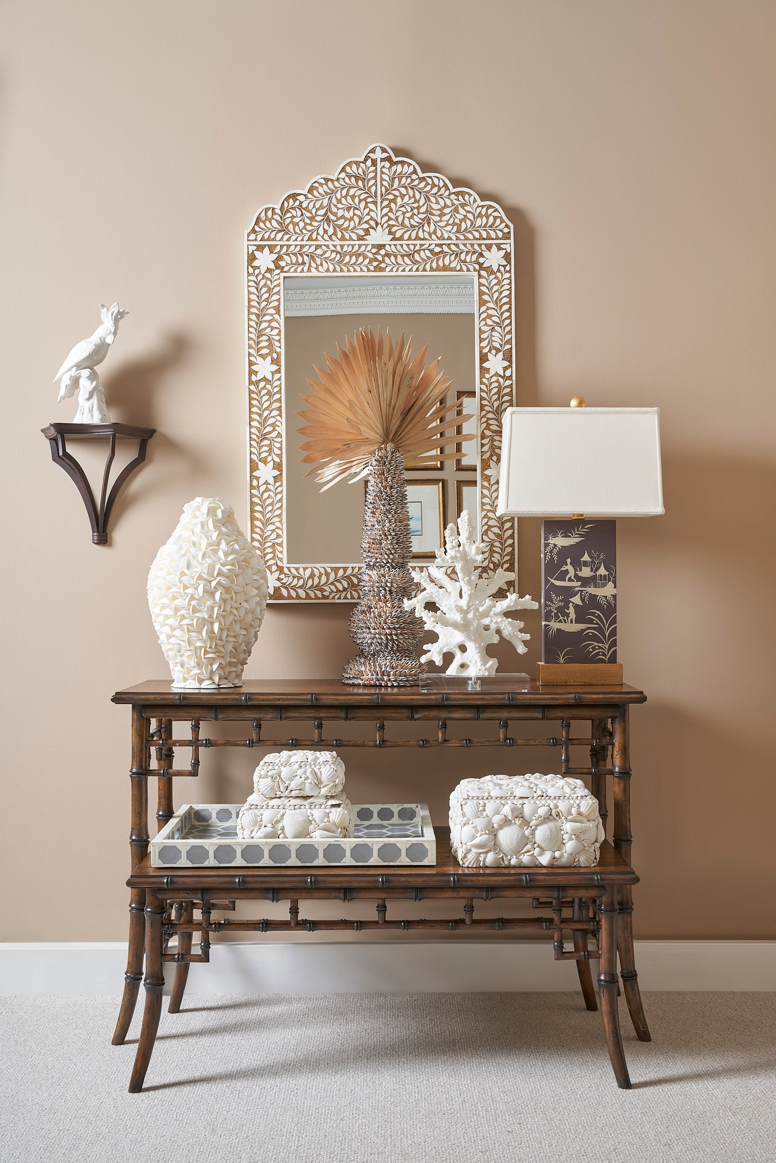 Chinoiserie Panel Lamp