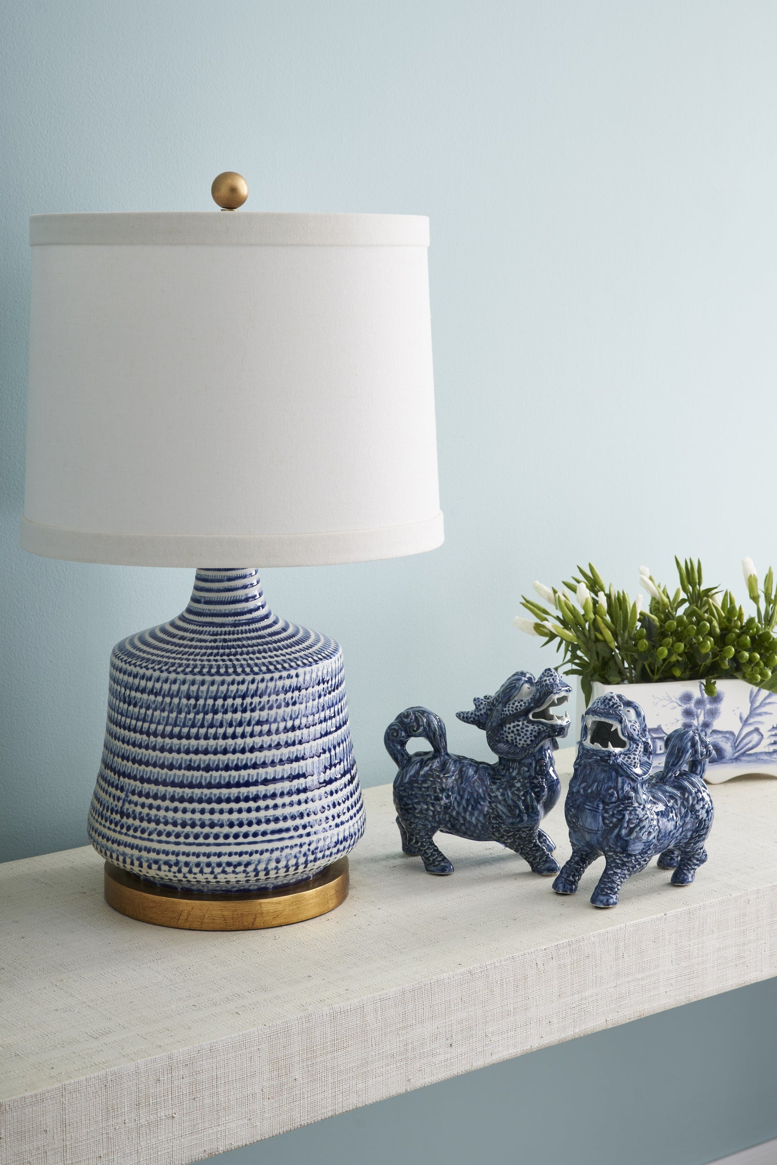 Beehive Lamp - Blue