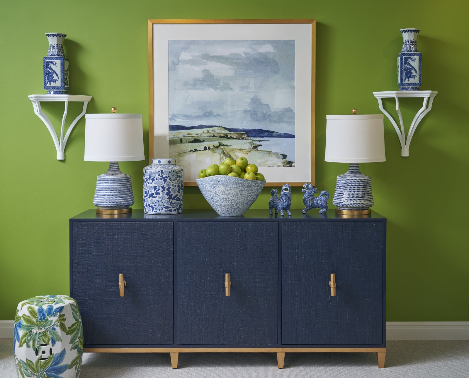 Beehive Lamp - Blue