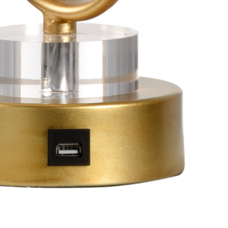 Swirl Gold Lamp