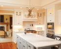 Wheat Chandelier - Gold