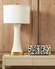 Hopper Lamp - Cream