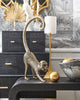 Gold Leaf Buffet Lamp