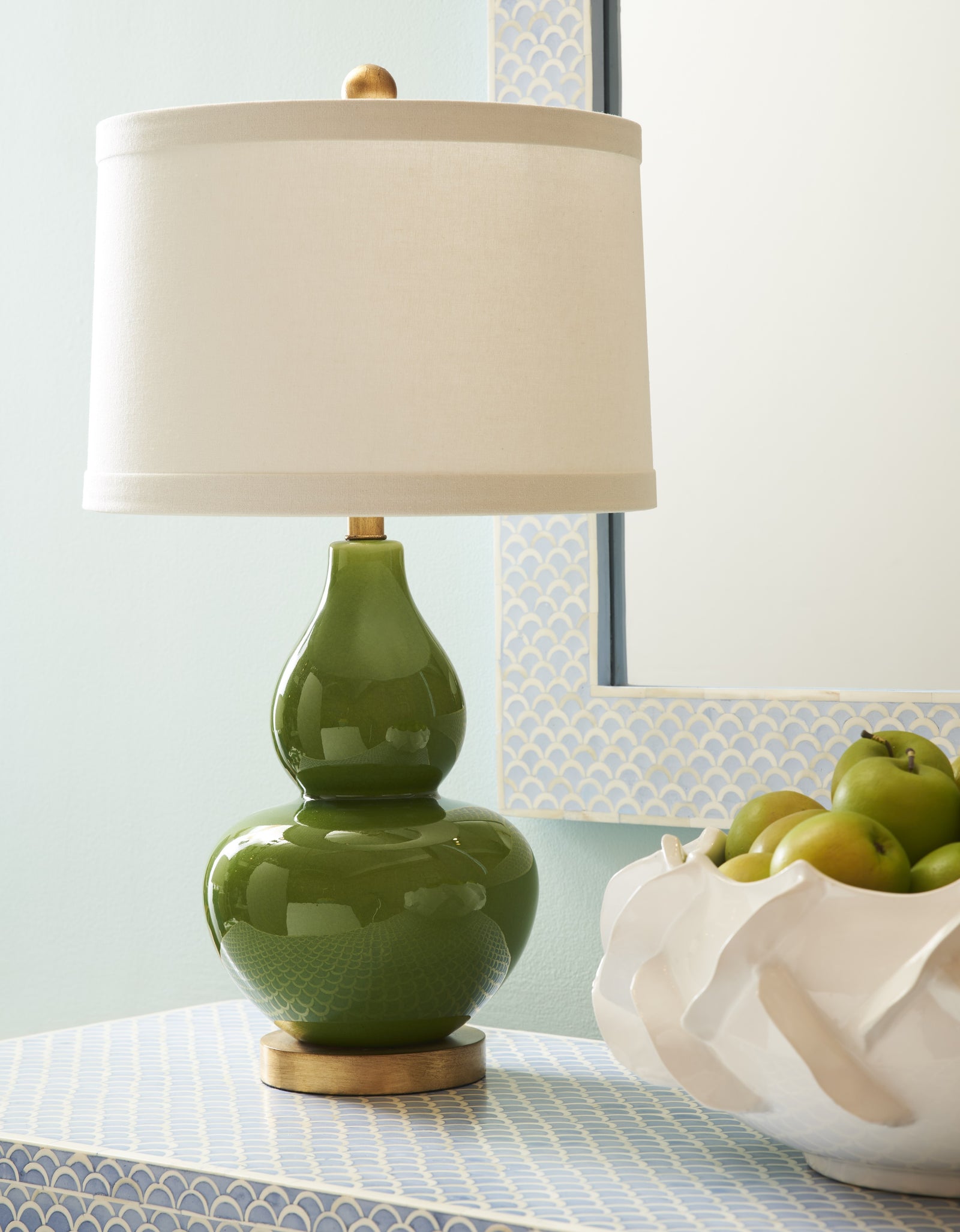 Gourd Lamp - Green