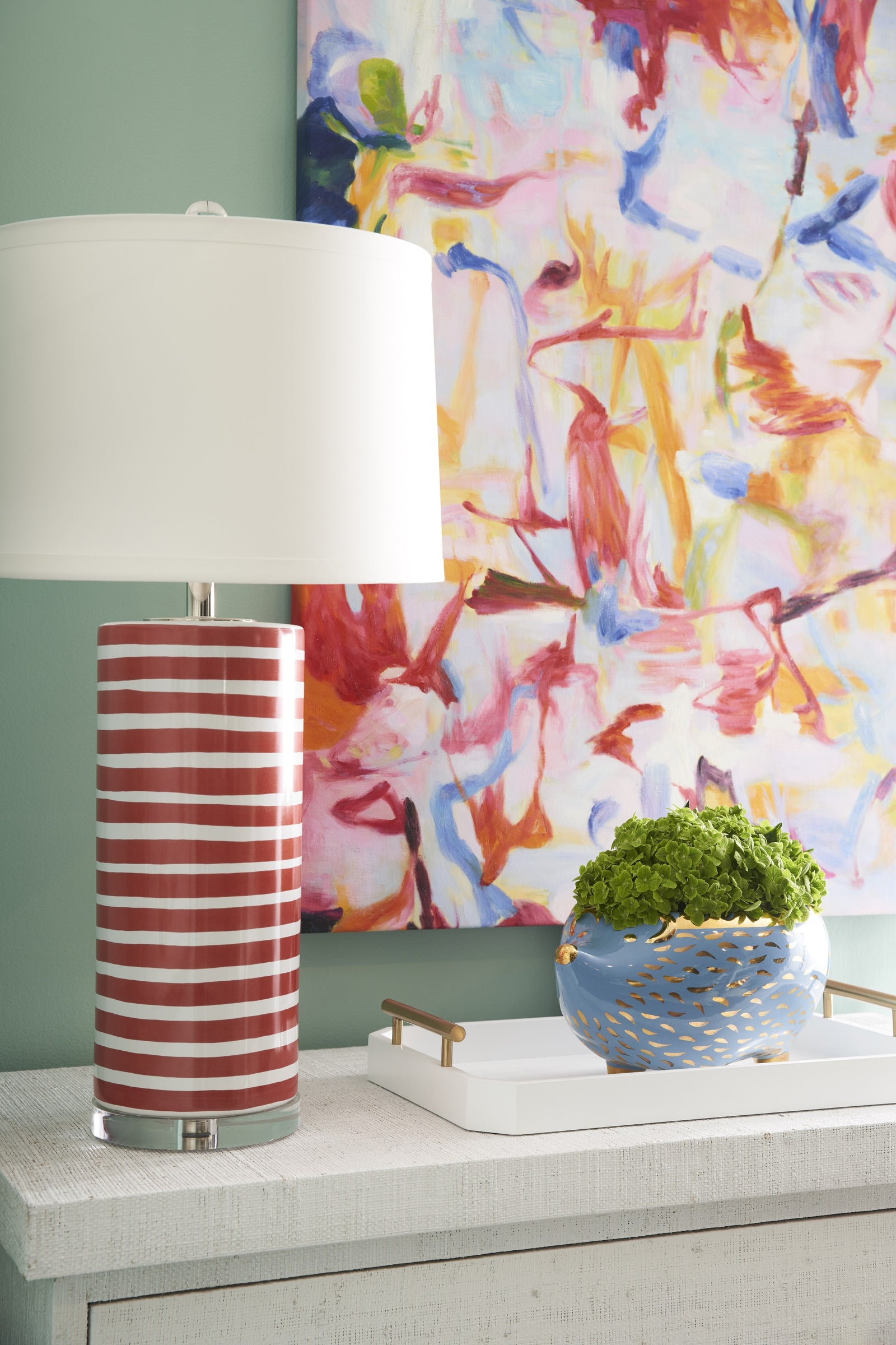 Orange Banded Lamp