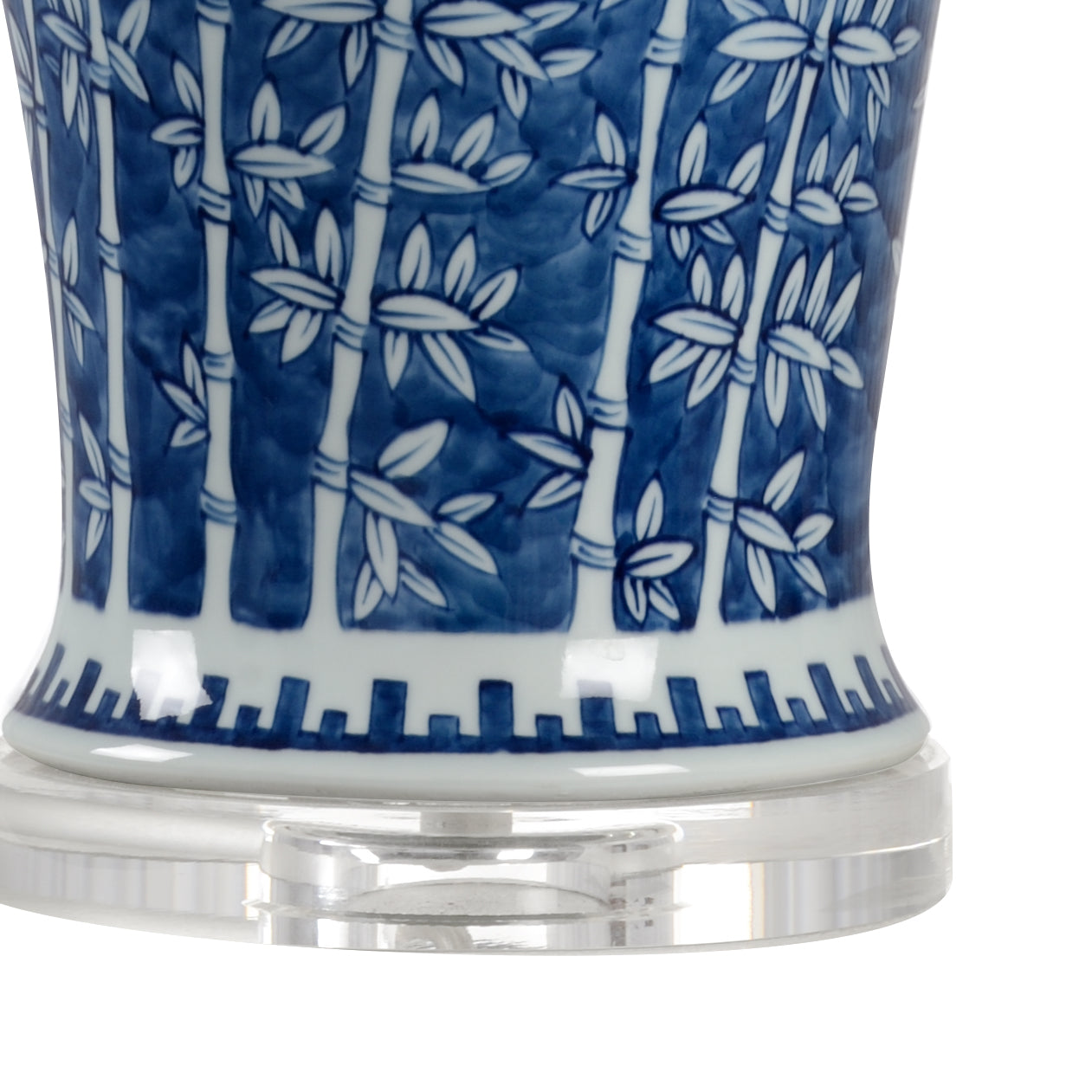 Chinese Bamboo Vase Lamp